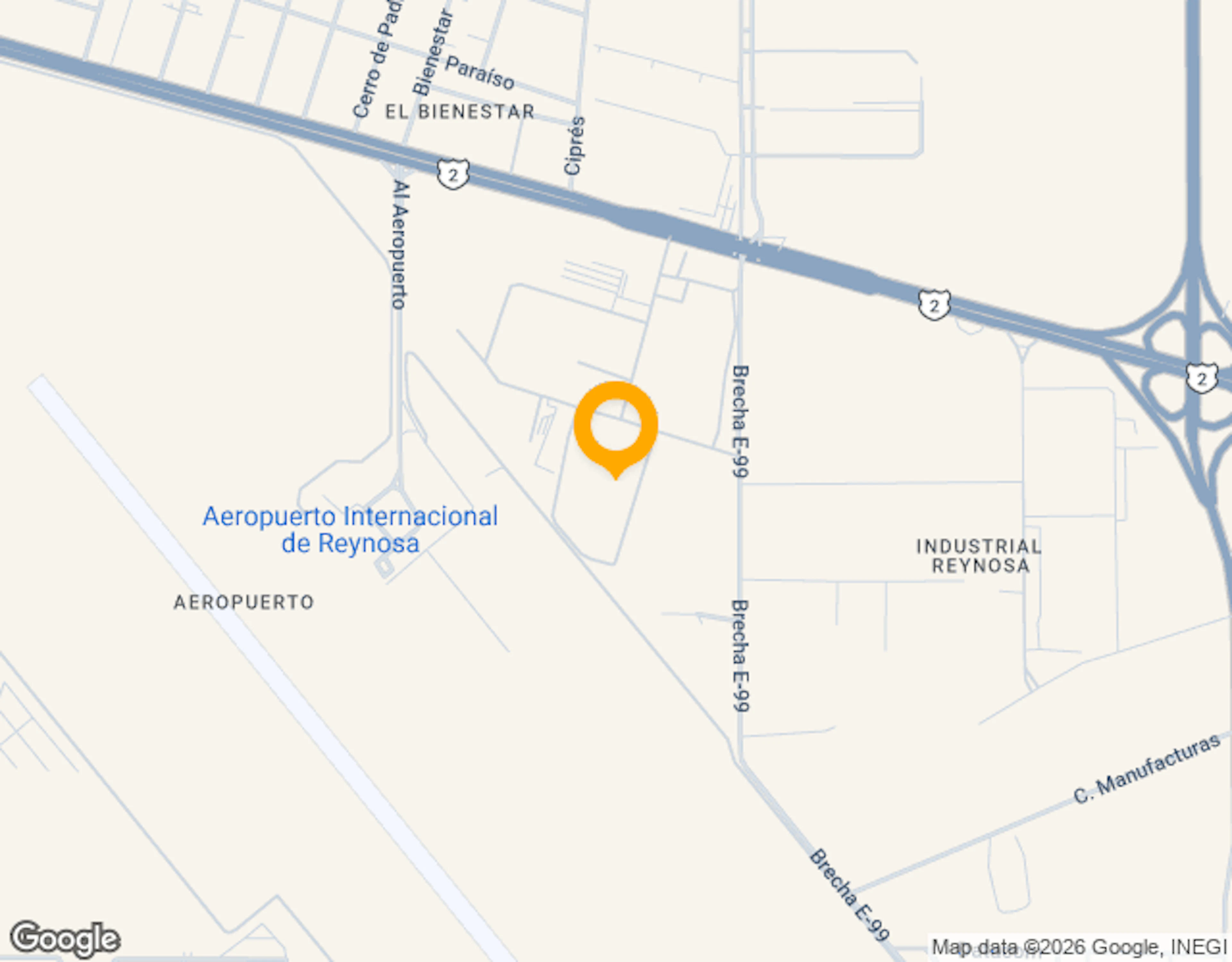 Ubicación de Reynosa