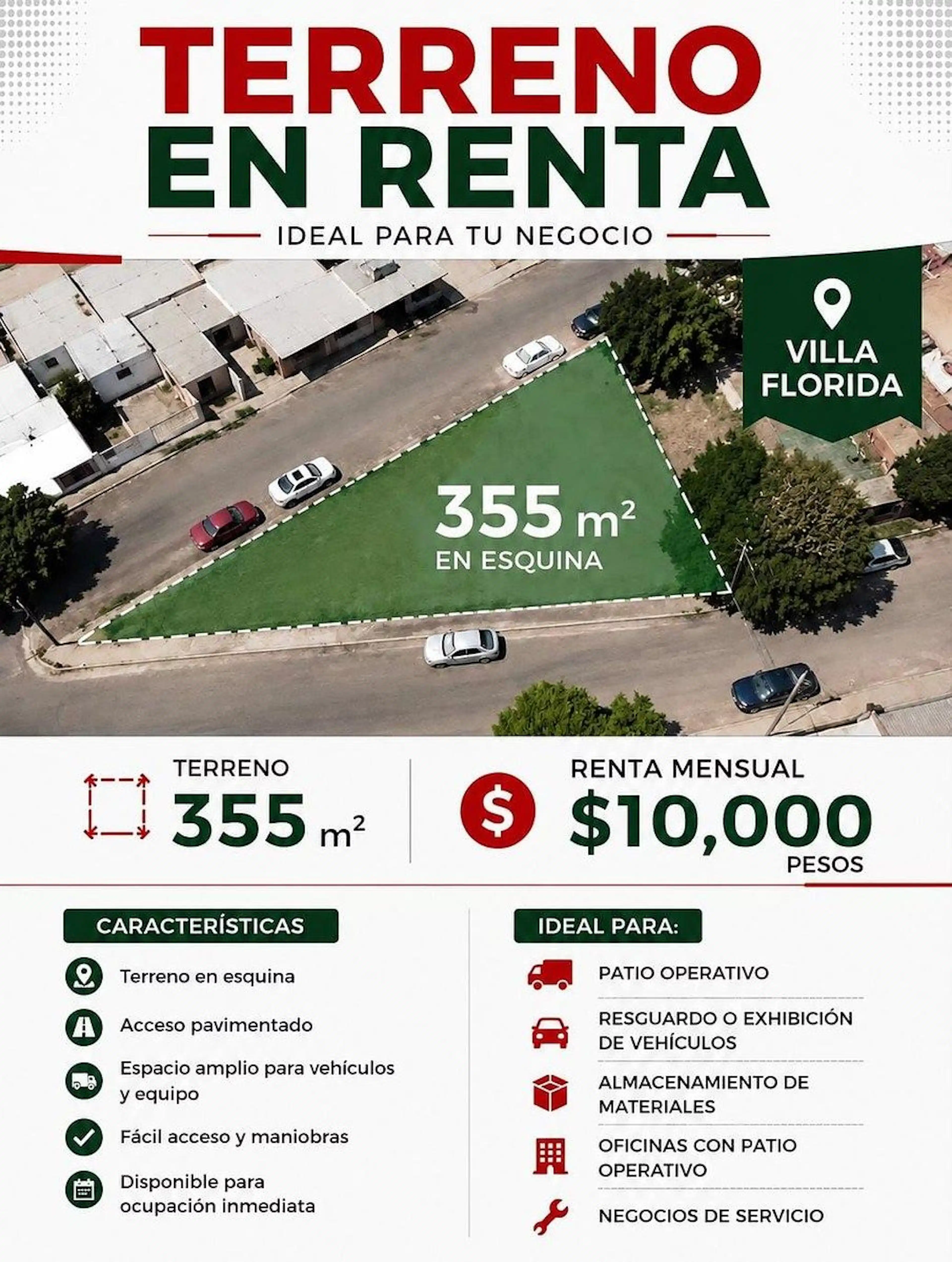 ¡se Renta Terreno En Villa Florida (mexicali, B.c.)!