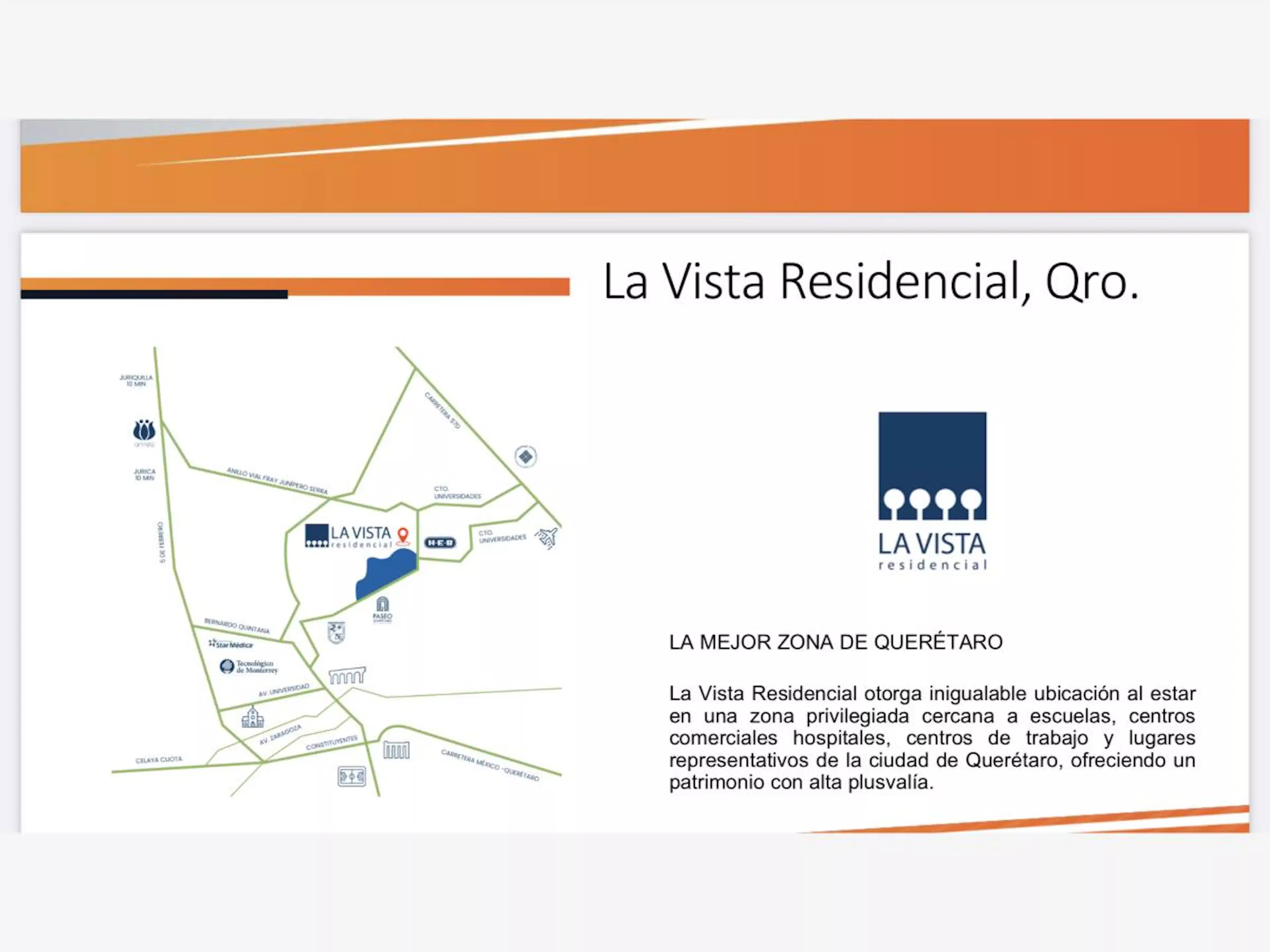 Terreno En Venta En La Vista Residencial, Querétaro, Querétaro