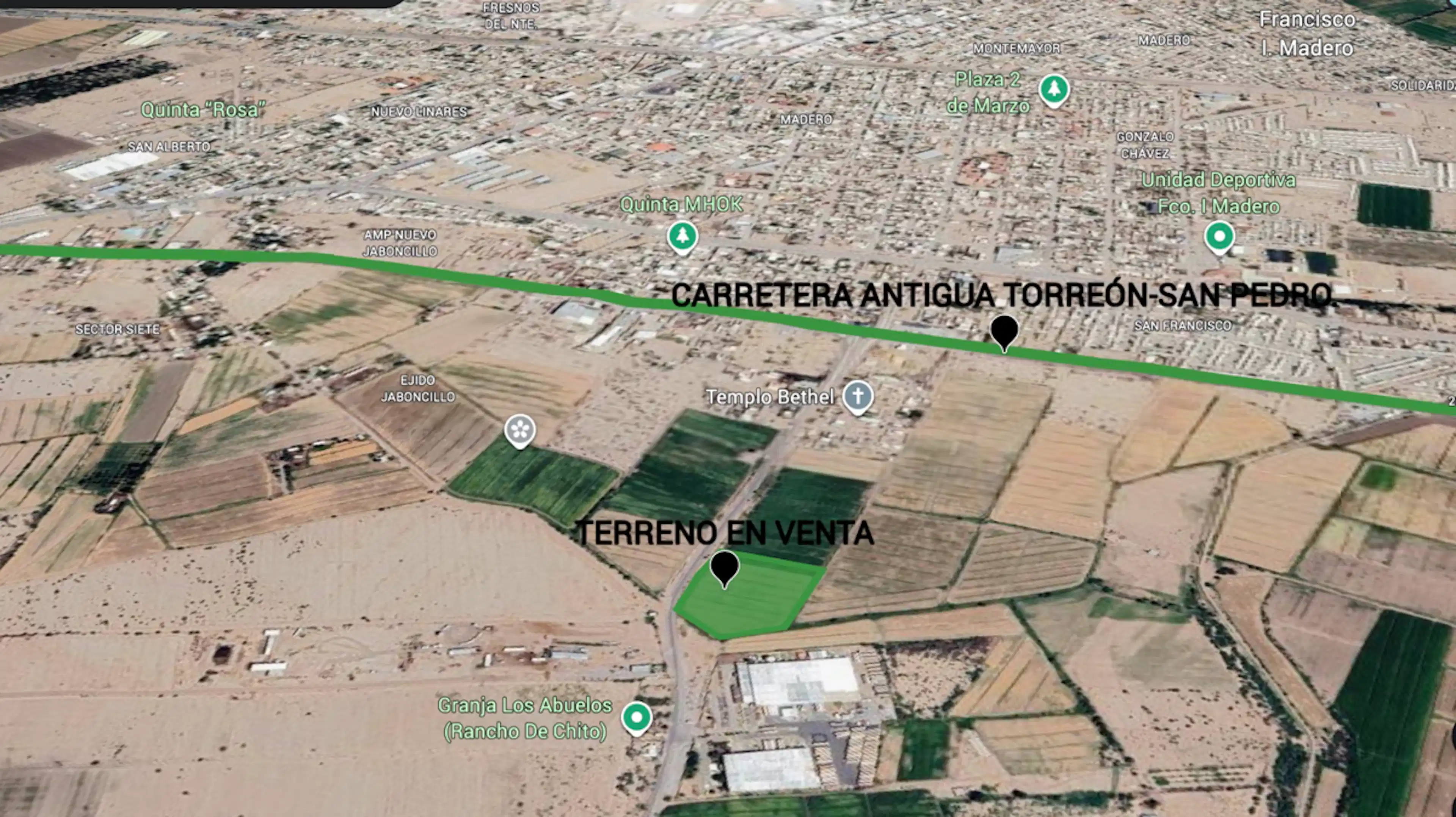 Terreno En Venta En Jaboncillo, Francisco I. Madero, Coahuila De Zaragoza