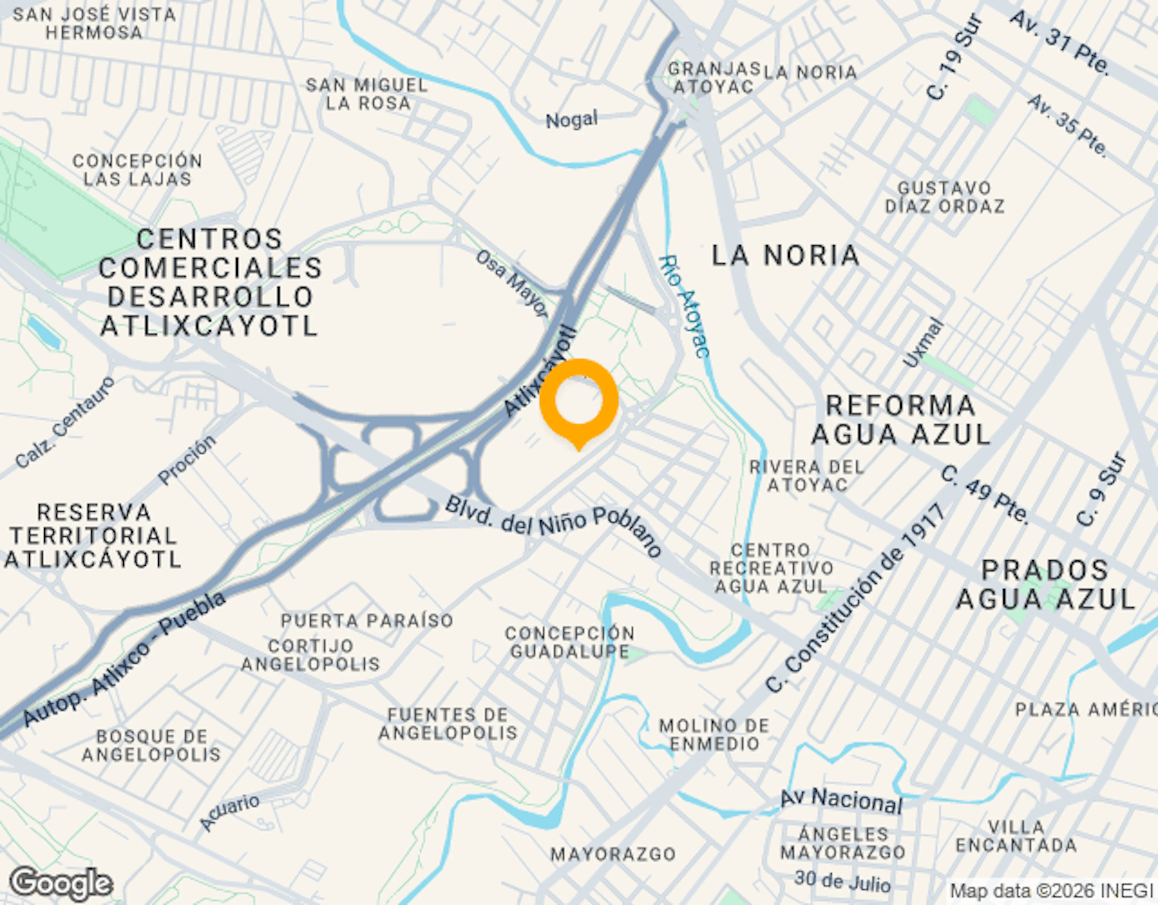 Ubicación de Platea