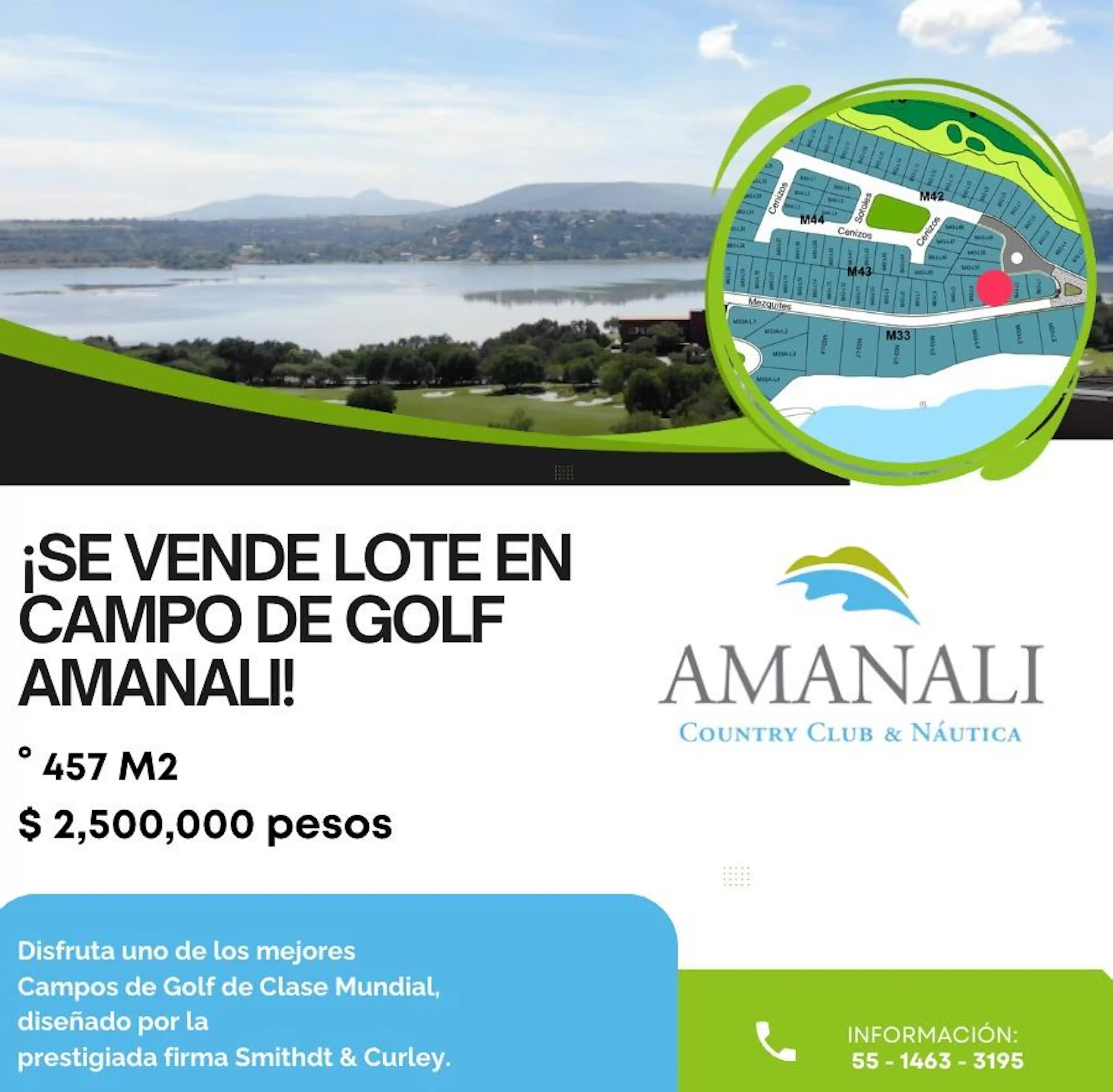 Terreno En Amanali Country Club &amp; Náutica