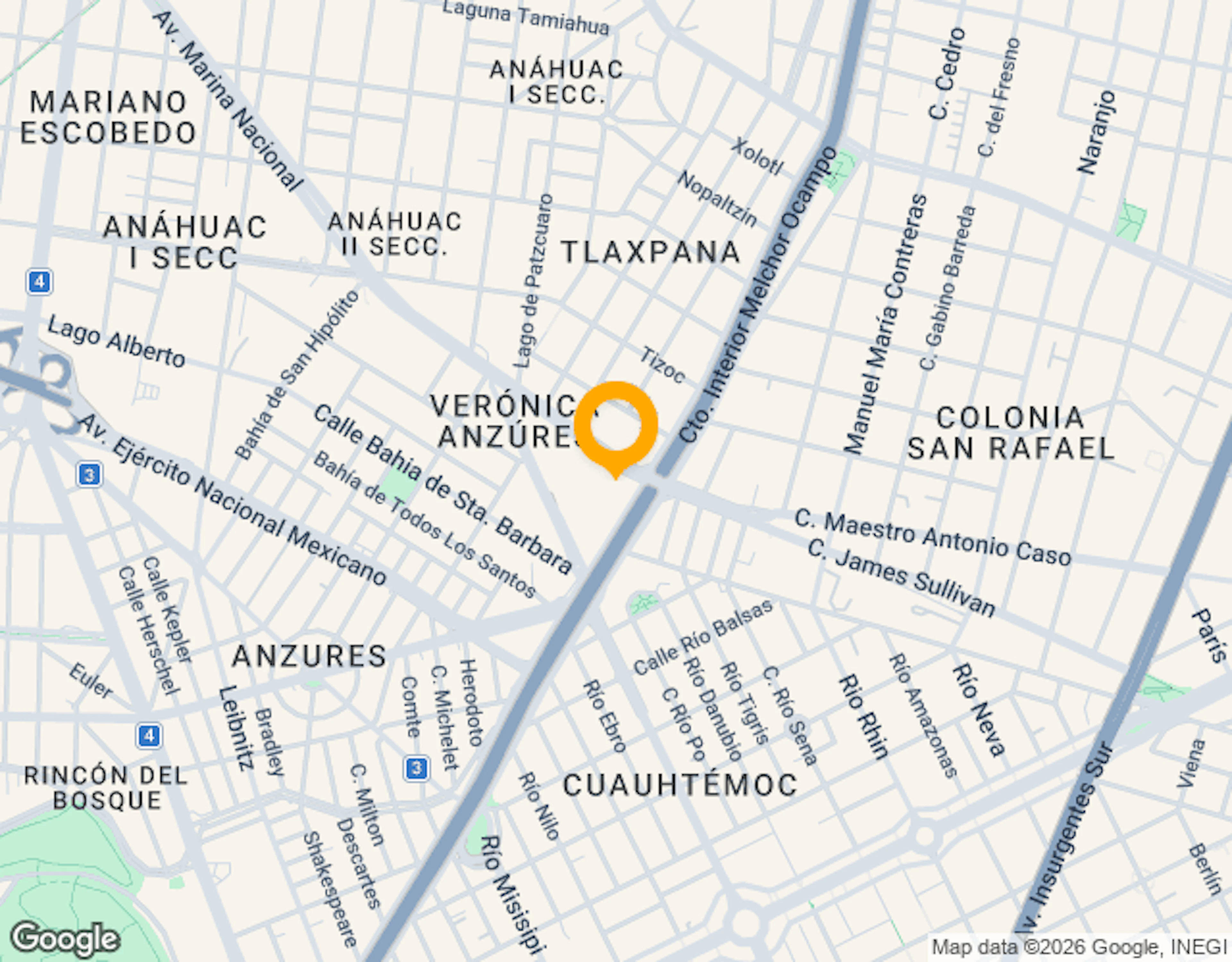 Ubicación de Torre Corporativa D