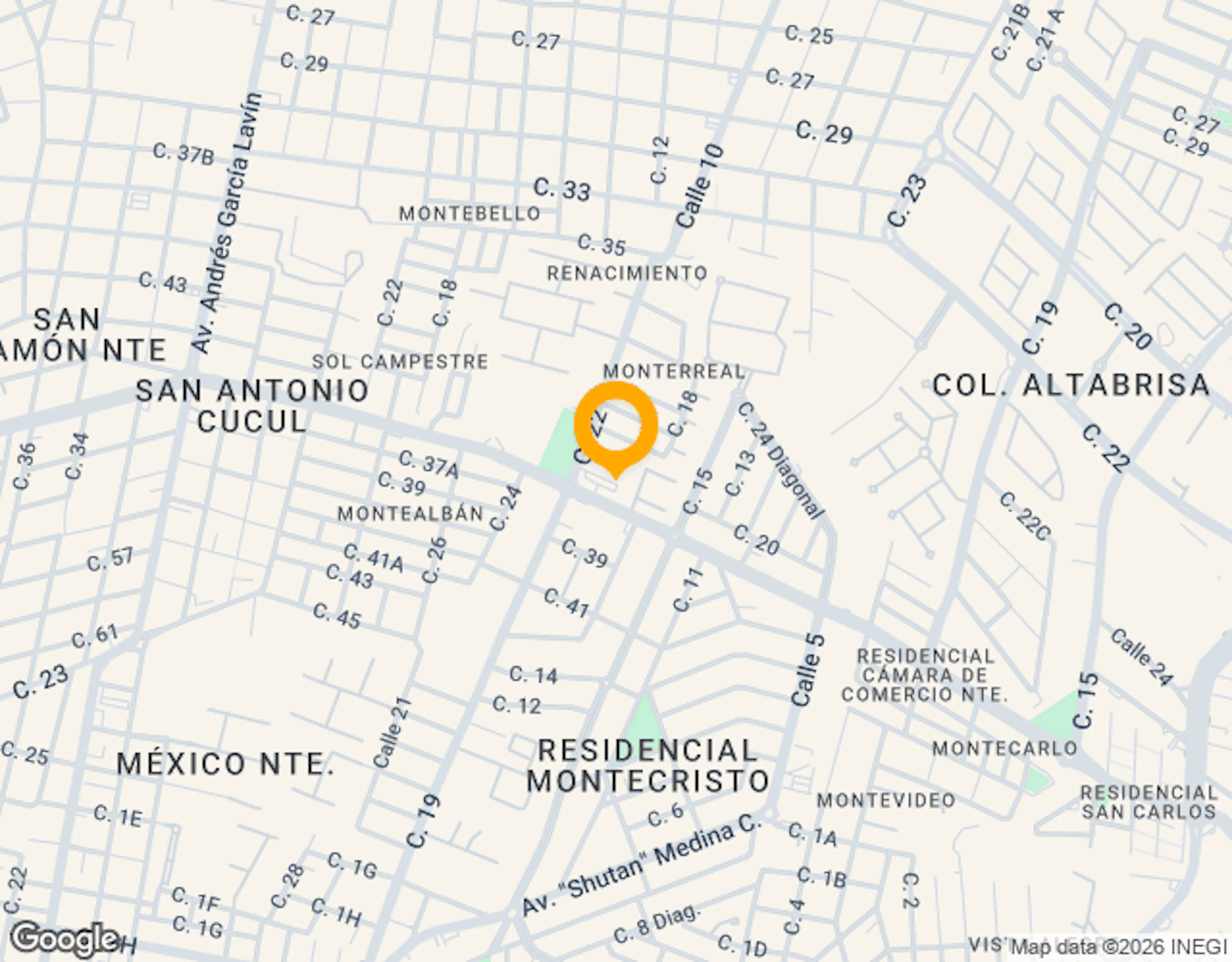 Ubicación de Urban Center