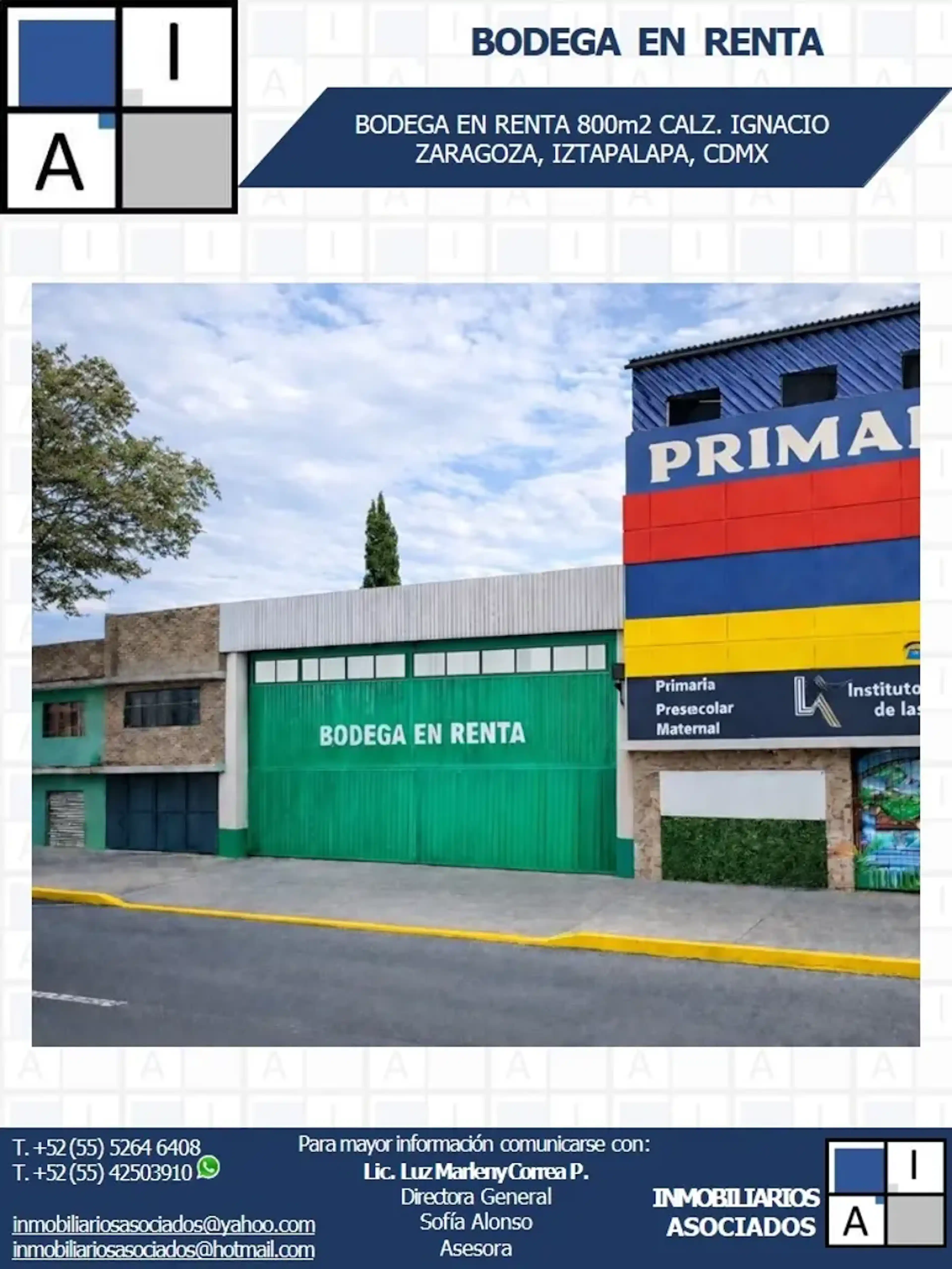 CALZ. IGNACIO ZARAGOZA S/N