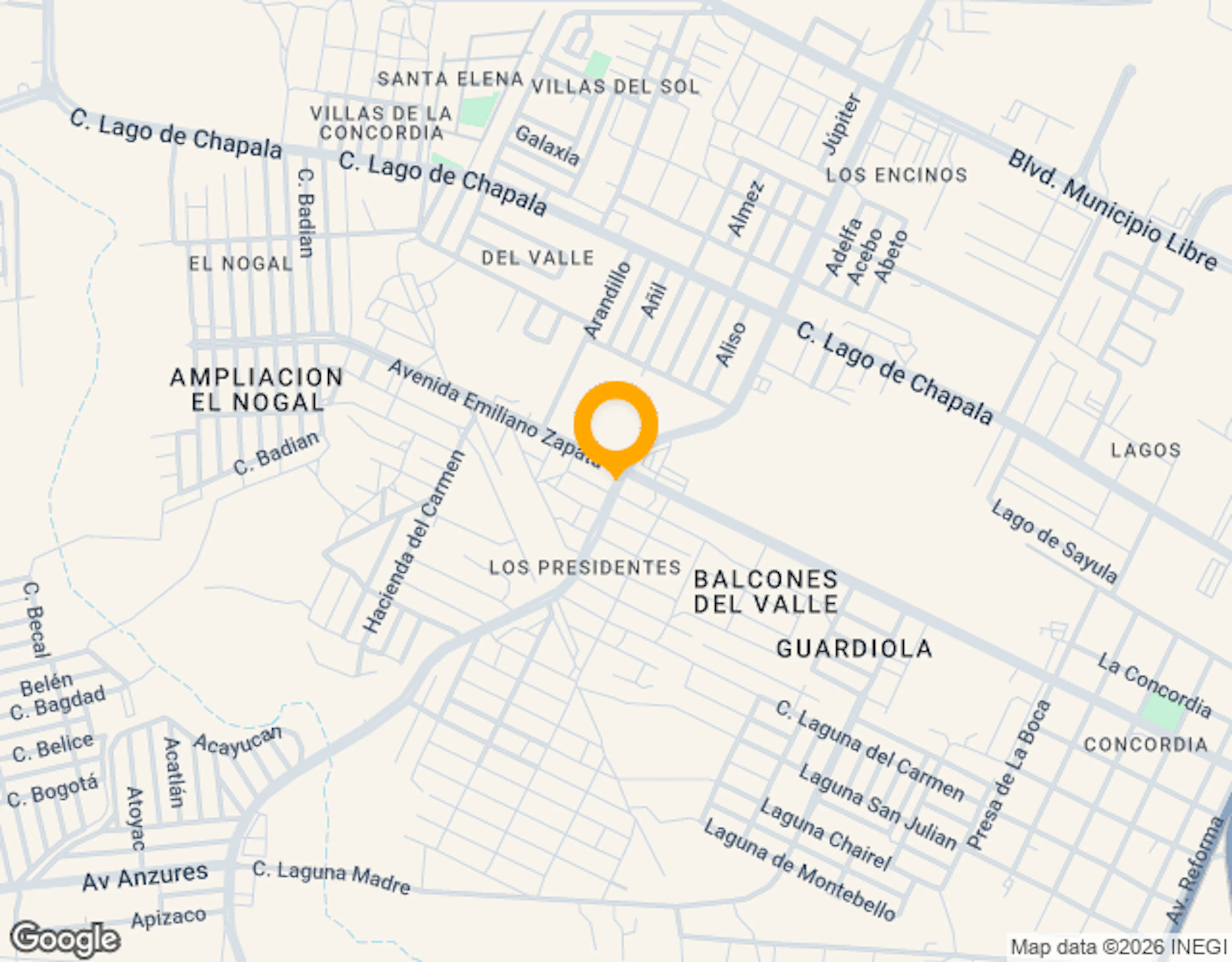 Ubicación de 1935 Monterrey Nuevo Laredo