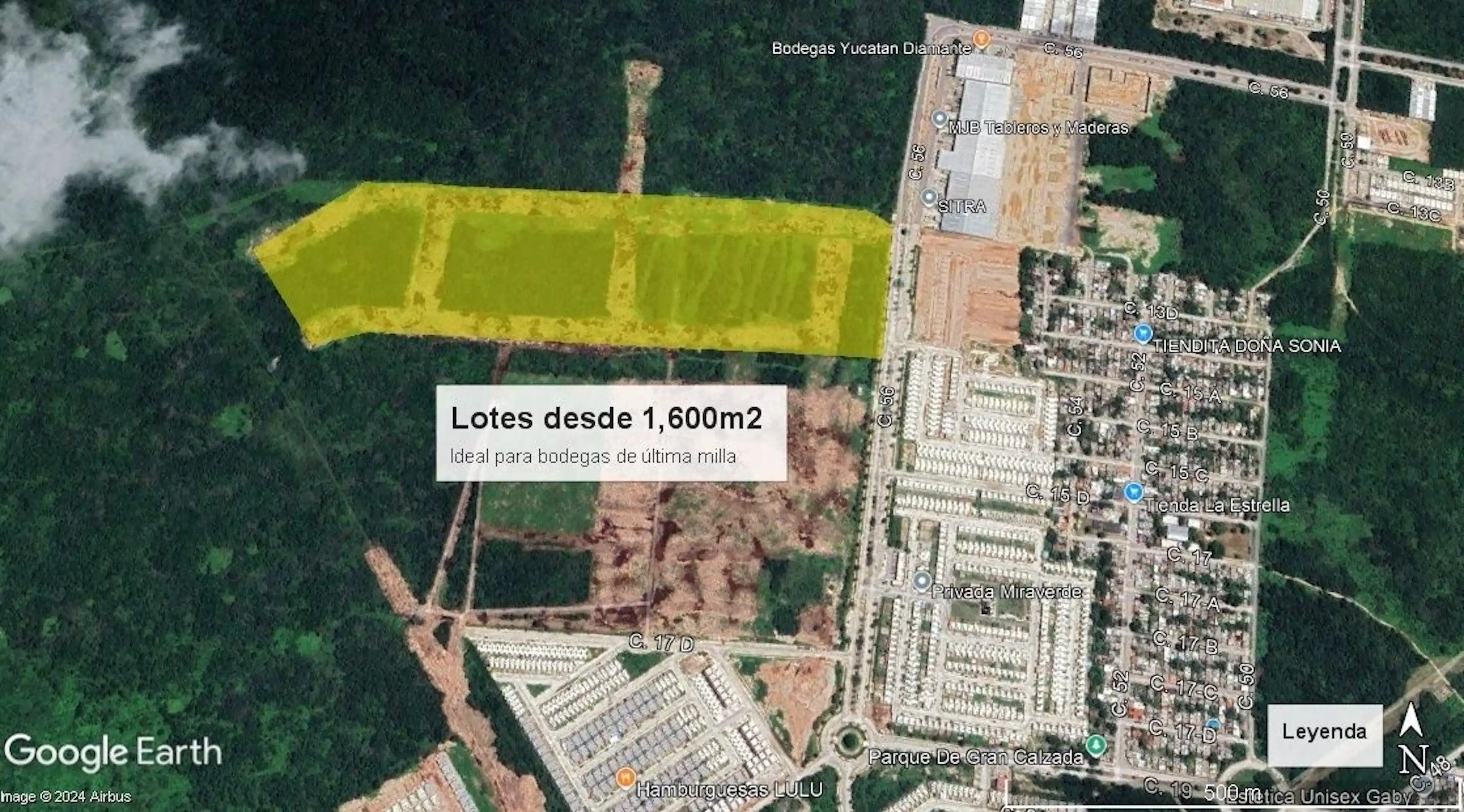 Lotes Industriales Con Servicios En Mérida Yucatán En El Corredor Amazon