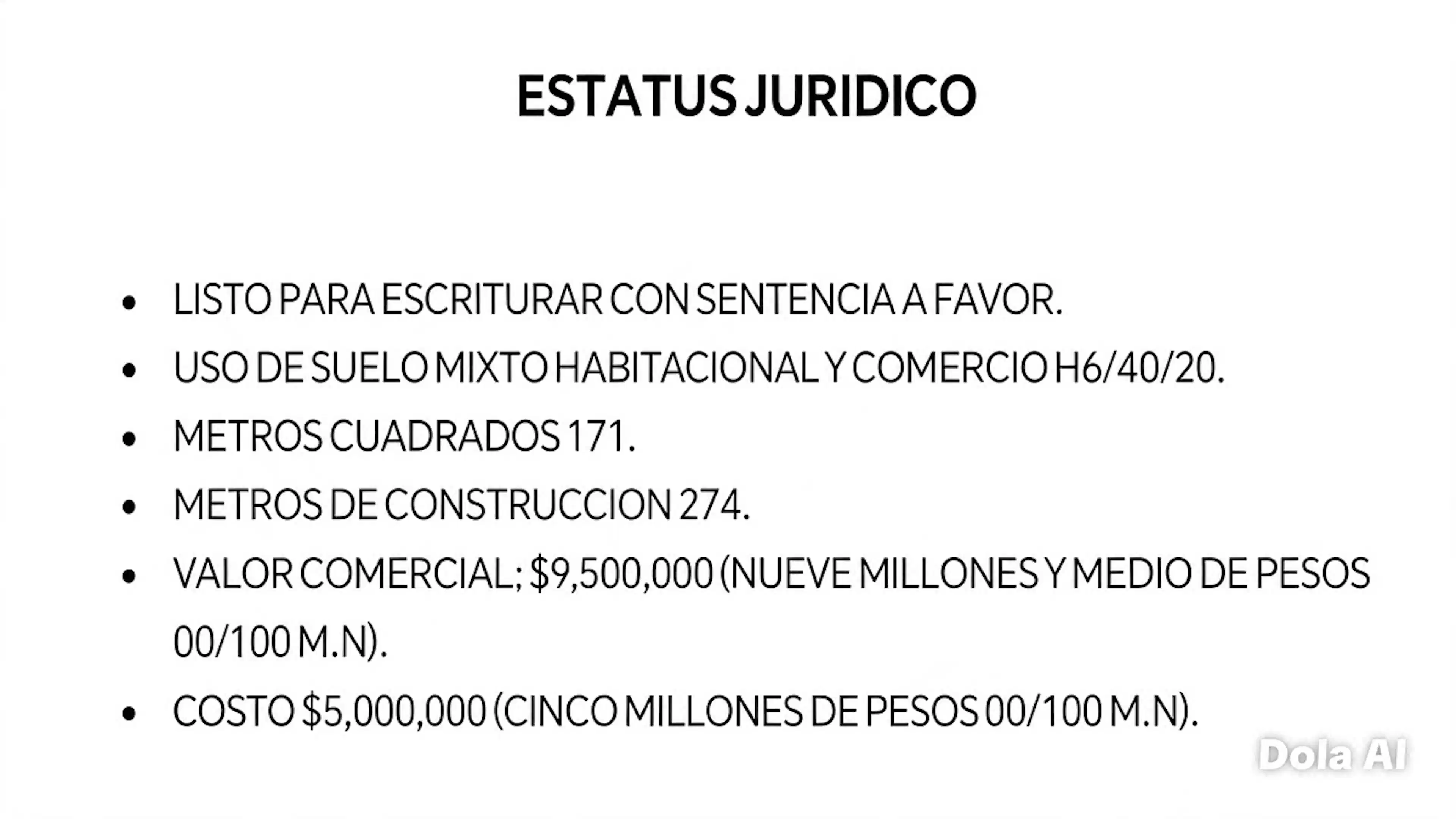 Terreno de oportunidad como Casa