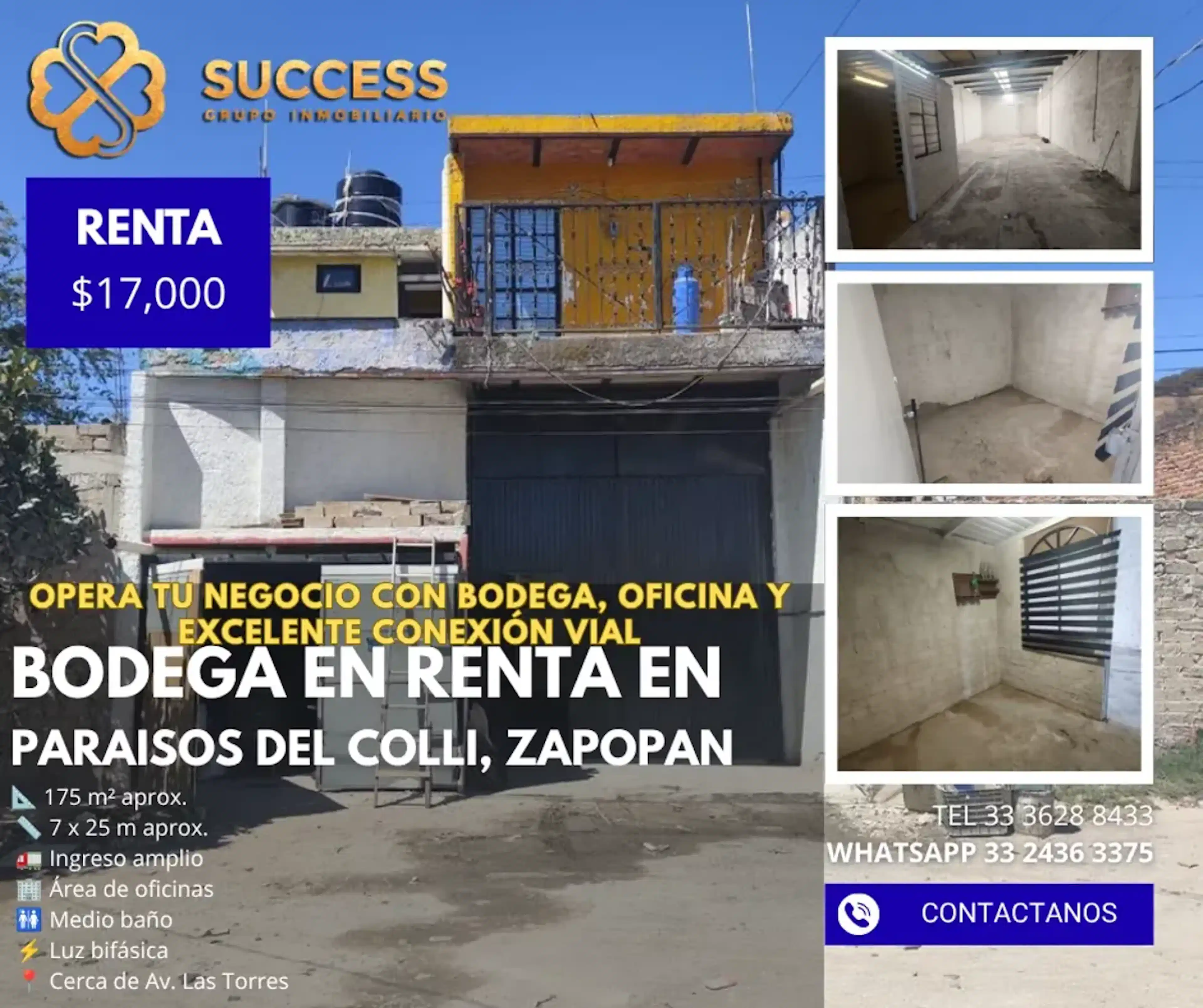 Bodega en renta en Paraisos del Colli, Zapopan, Jalisco