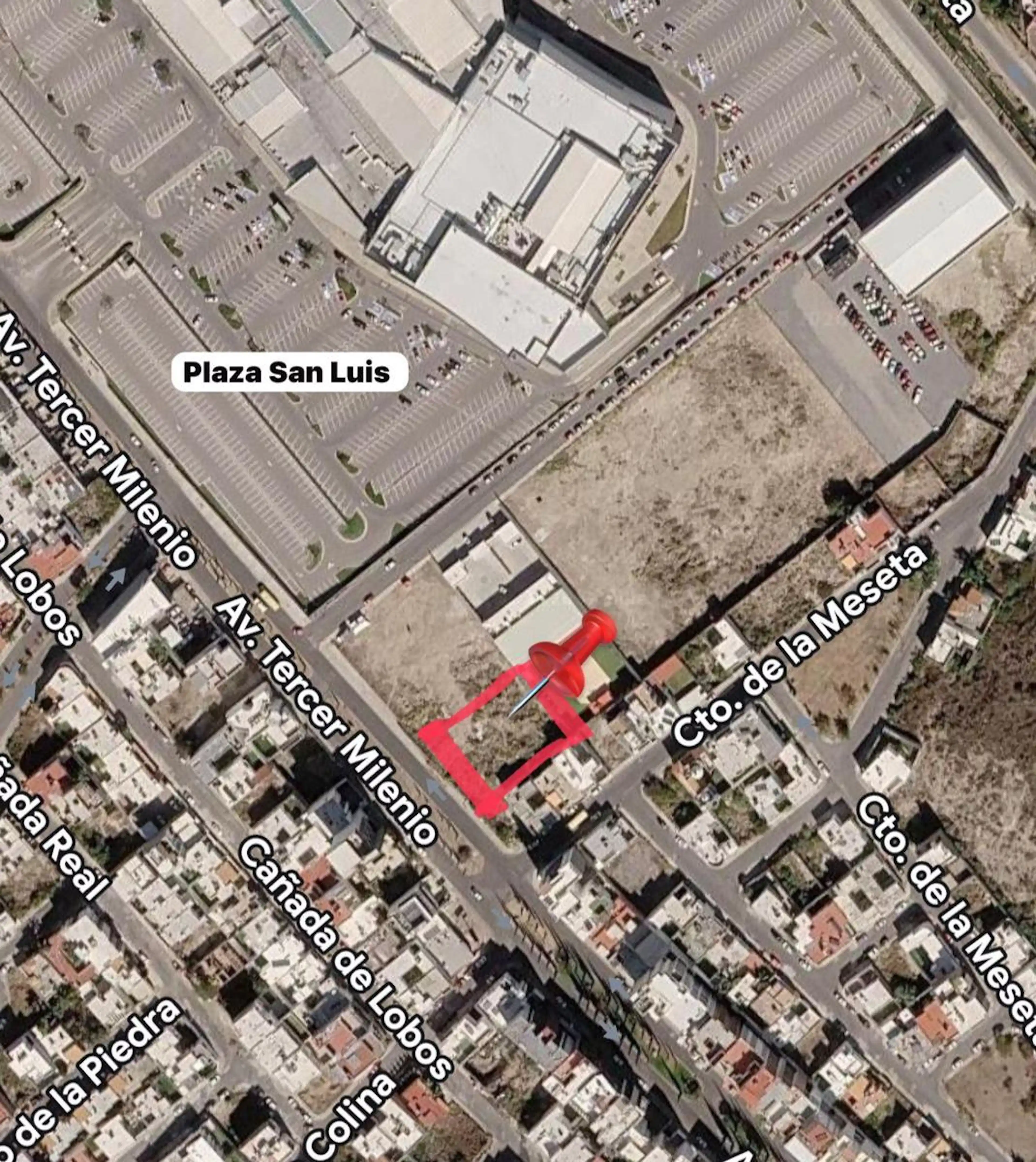 Terreno Comercial En Renta A Un Costado De Plaza San Luis
