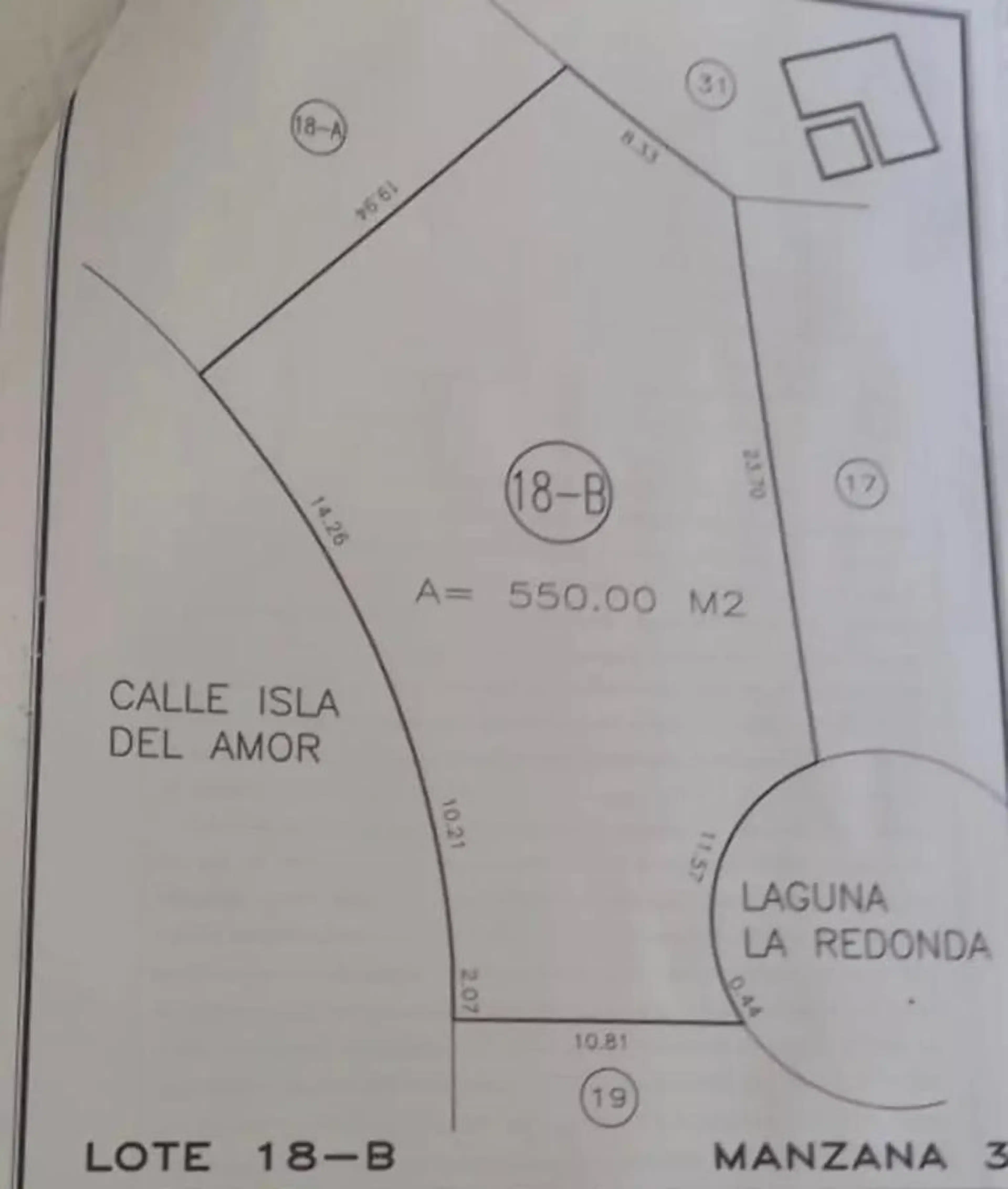 Terreno en Playas del Conchal , lote 18, 550m2