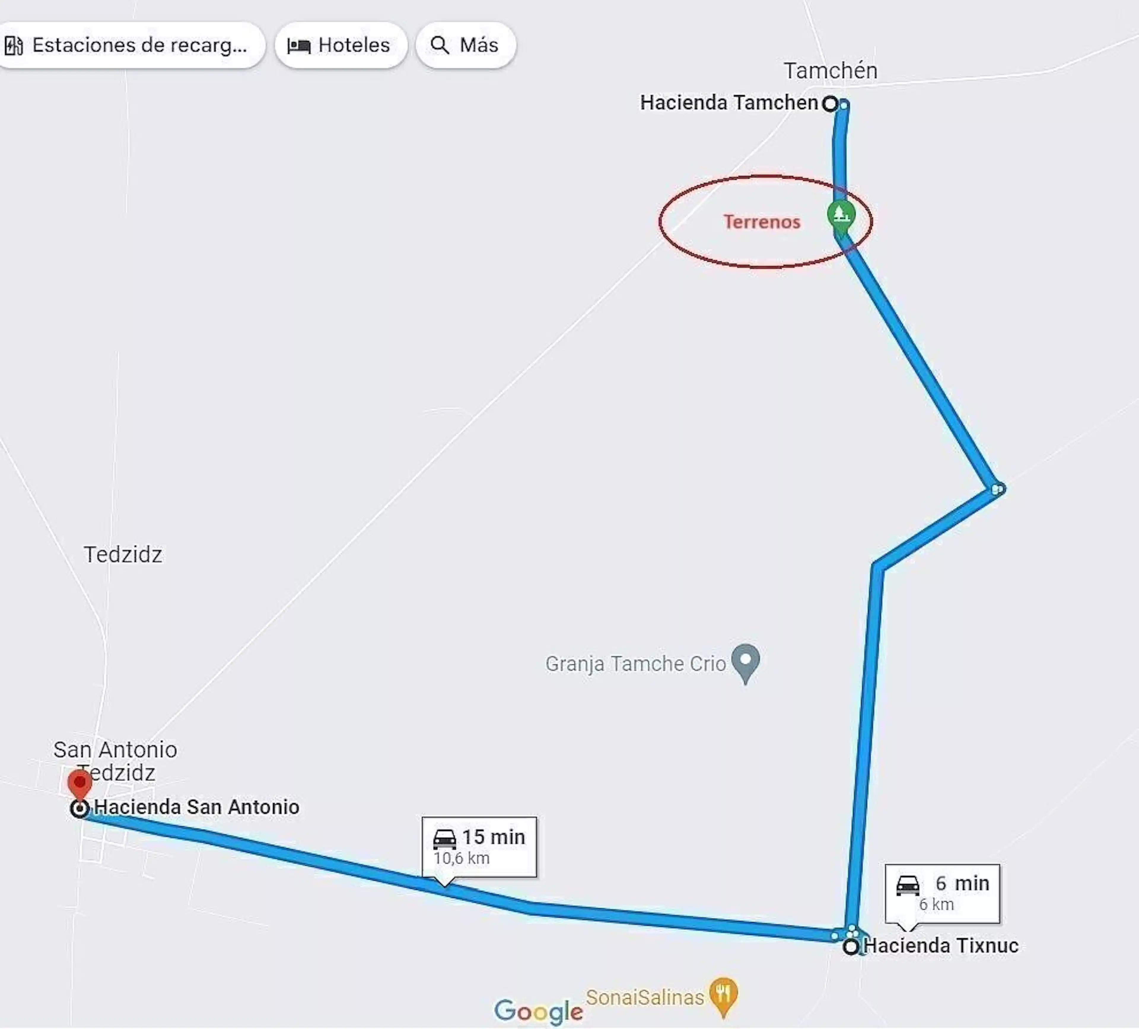Terrenos De 6 Ha En Venta En Hacienda Tamchen