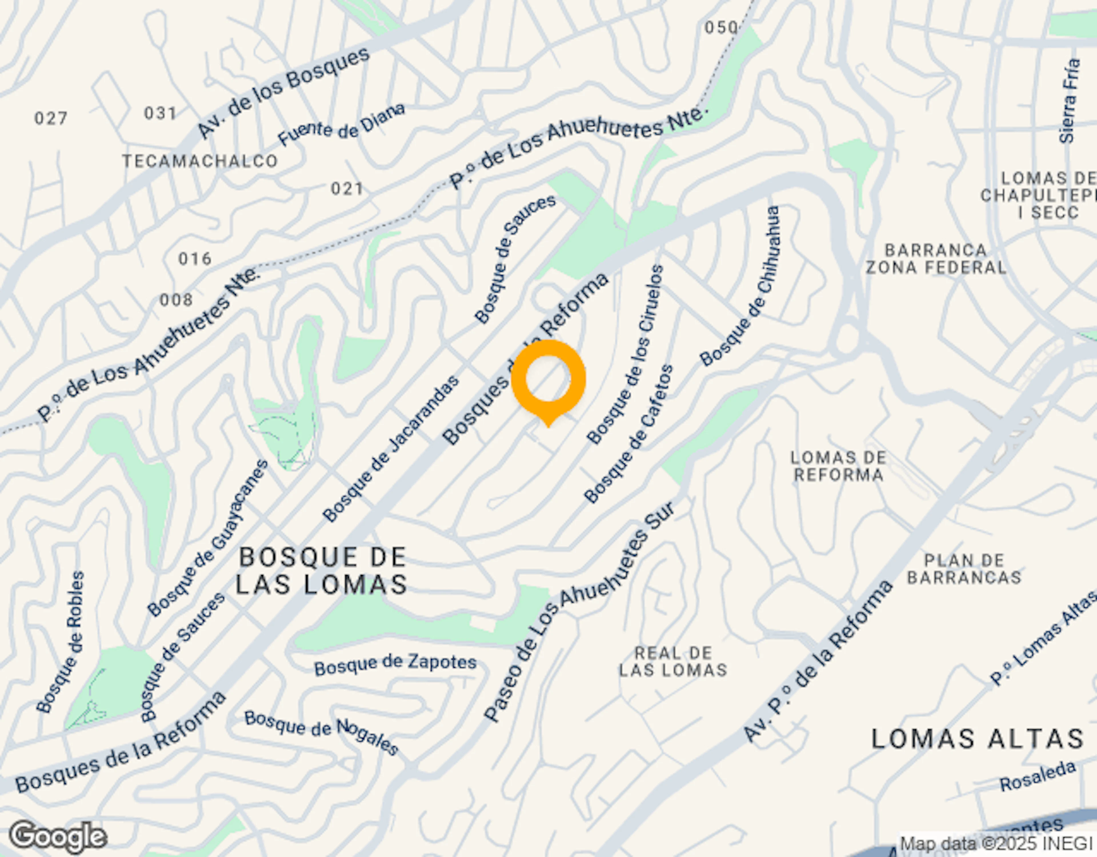 Ubicación de Corporativo Rotonda Bosques