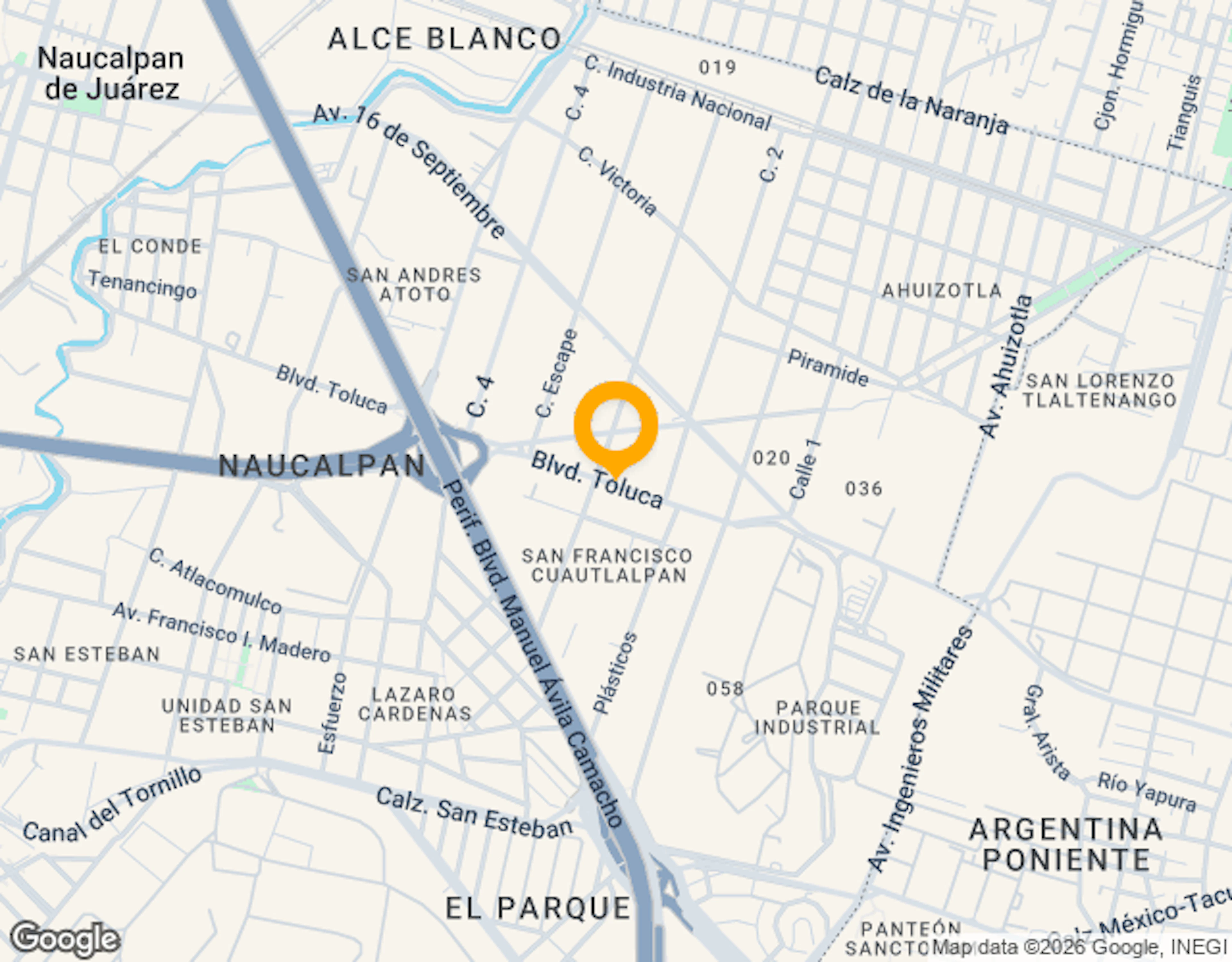Ubicación de Naucalpan