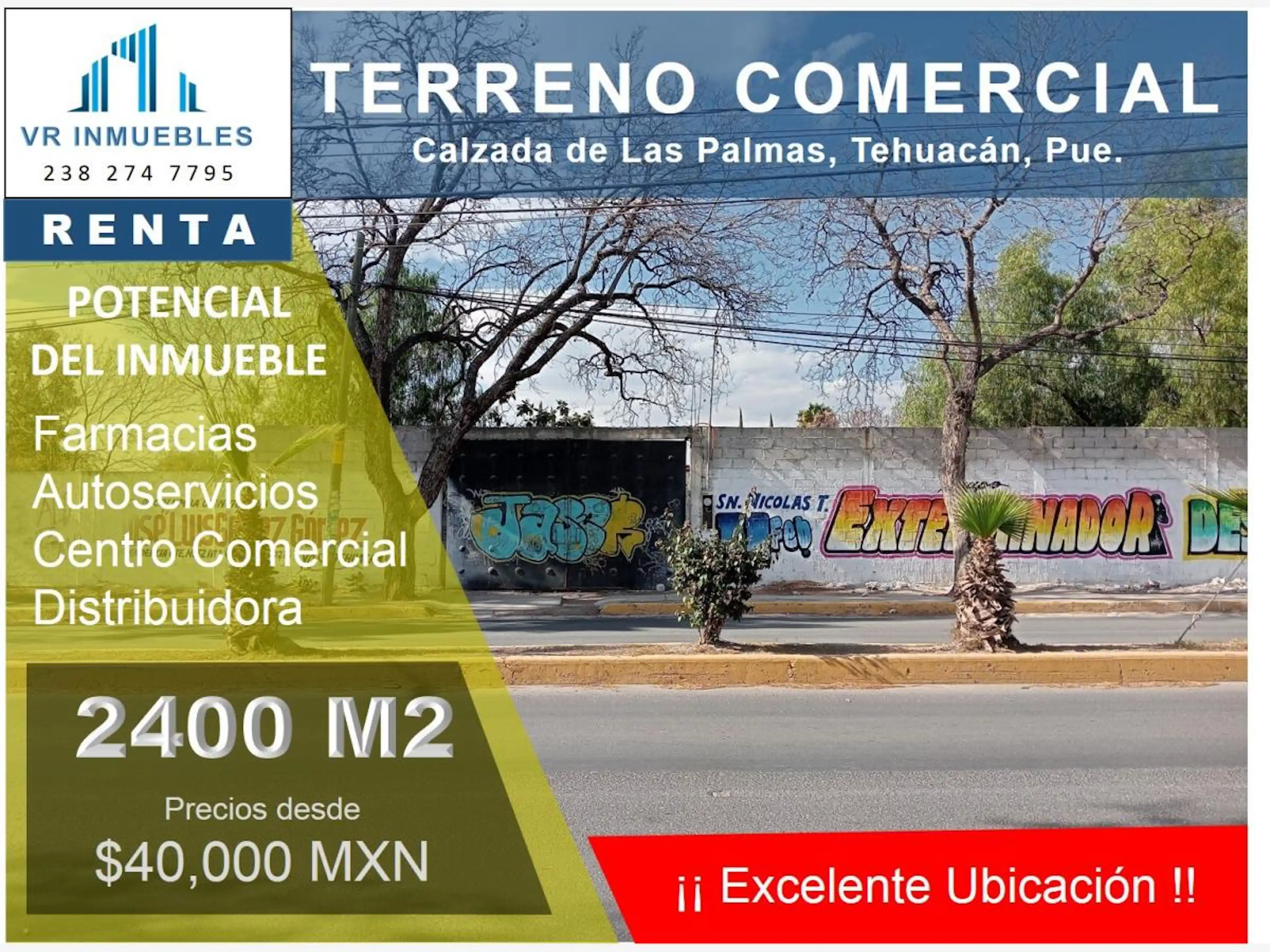 Terreno En Renta En San Nicolas Tetitzintla, Tehuacán, Puebla