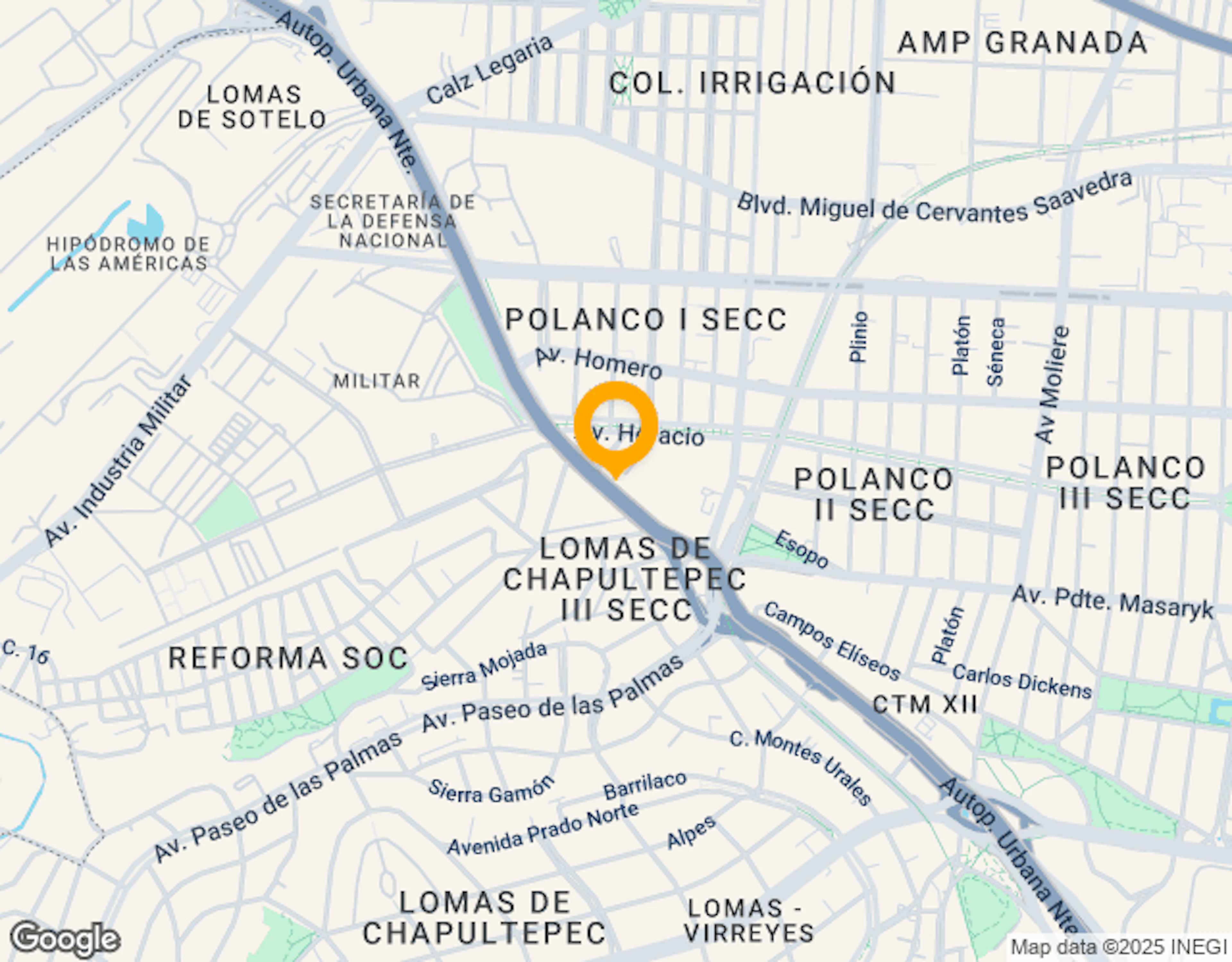 Ubicación de Distrito Polanco