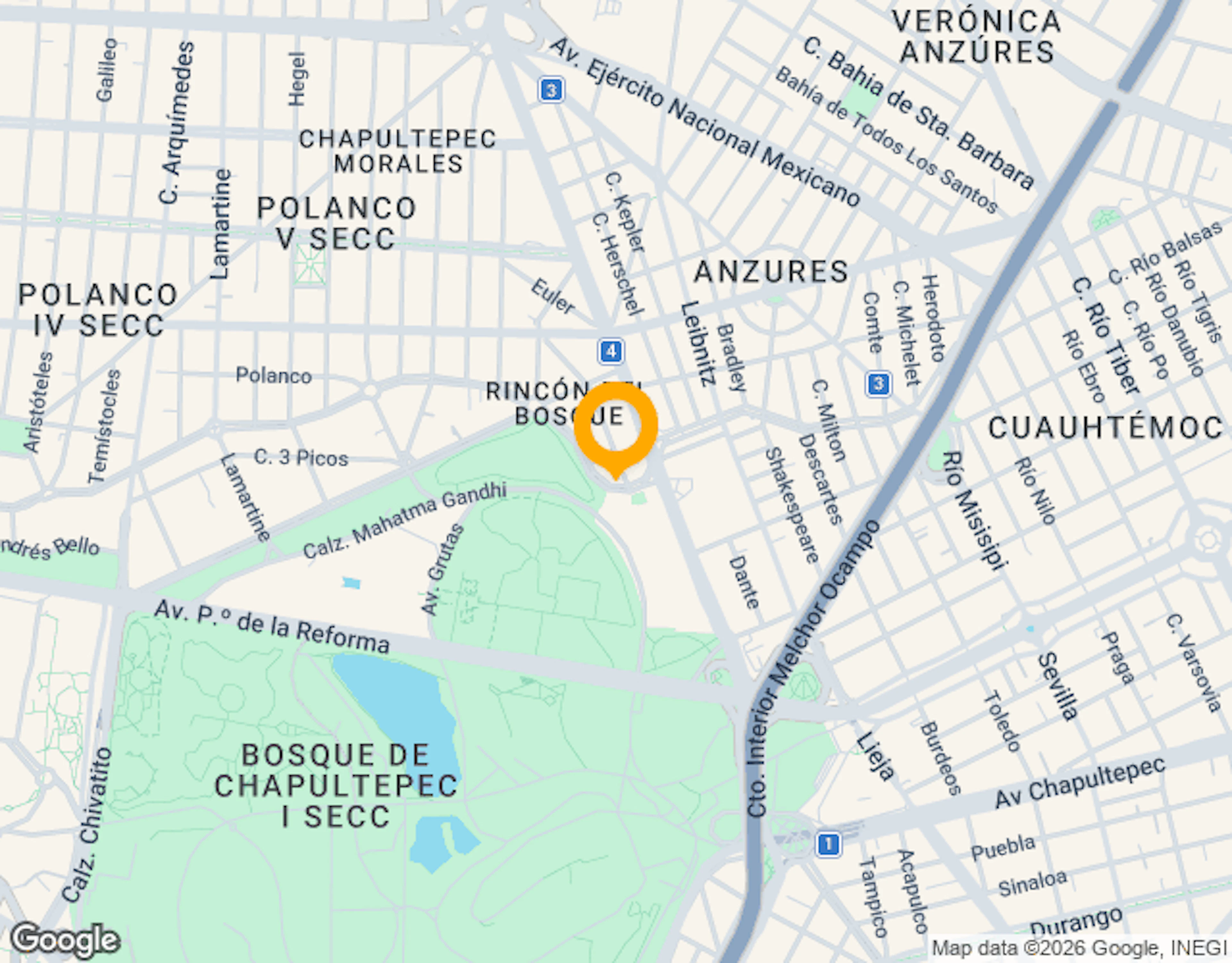 Ubicación de Campos Elíseos 29