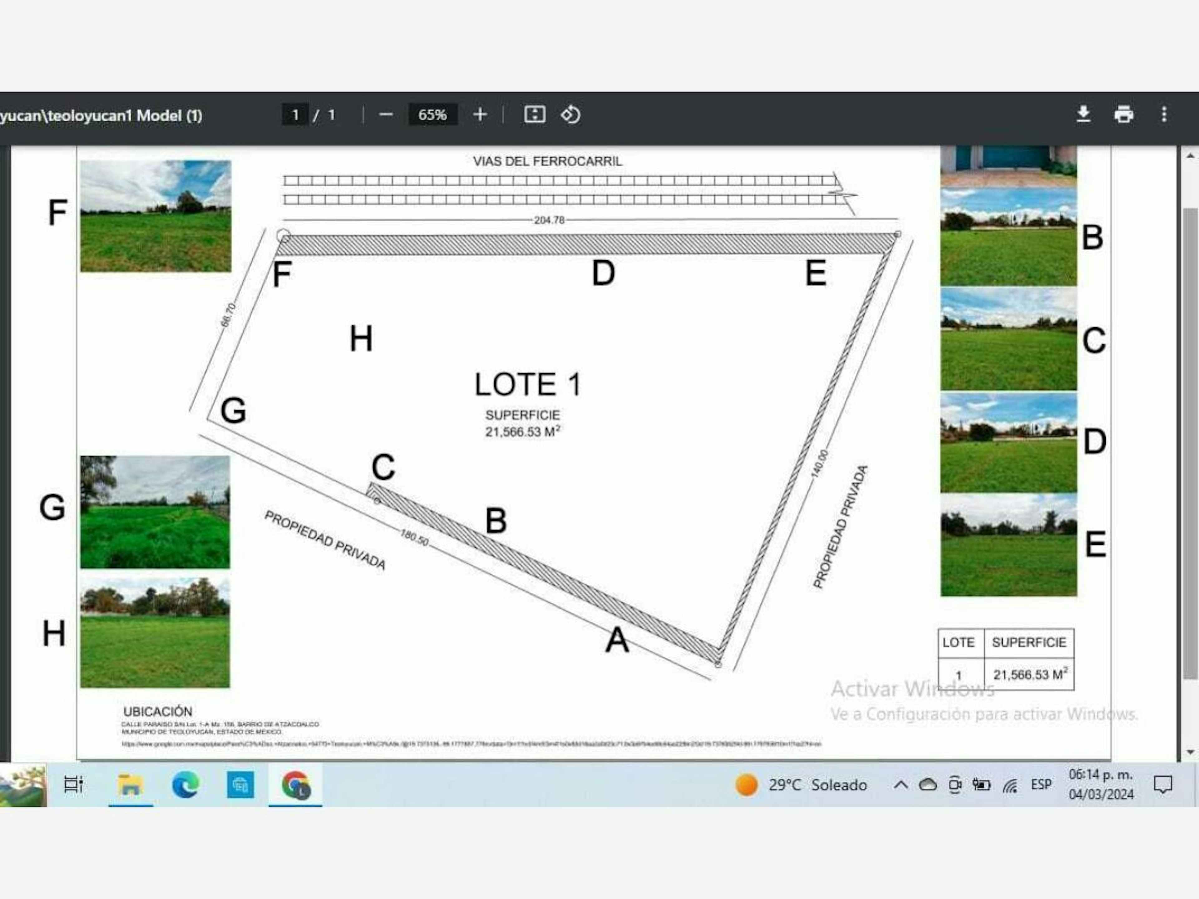 Terreno En Venta En Atzacoalco, Teoloyucan, México